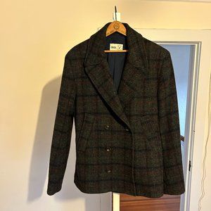 Asos Harris Tweed Peacoat